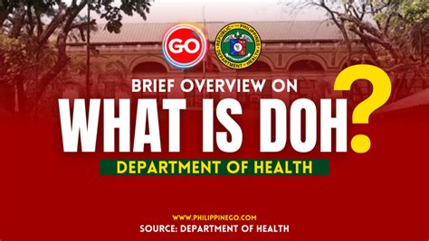 doh mission and vision|About DOH .